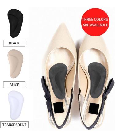Correct Position Arch Support Shoe Insoles for Flat Feet | Gel Inserts for Plantar Fasciitis | 12 Pairs (Clear Black Beige) - Relieve Foot Pain & Pressure - Buy Online on GoSupps.com