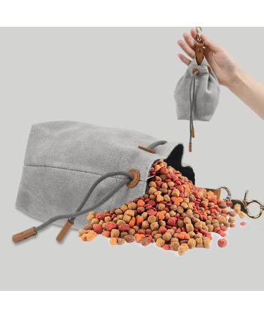 Buy TMBMLPP Dog Treat Bag - Clip Buckle Feed Bag for Puppy Training & Travel - Gray - Ideal for Treats Toys & Delicacies - Buy Online on GoSupps.com