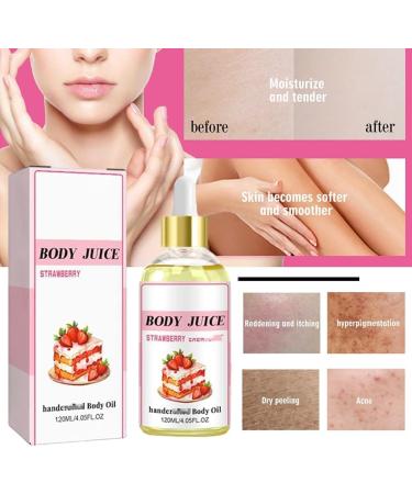 IFFANY Wild Plus Body Care Oil Body Juice Oil Strawberry Scent Handmade Suitable for Women with Dry Skin - Buy Online on GoSupps.com