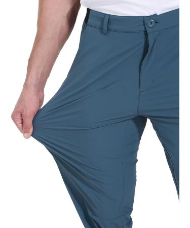 Rdruko Men's Stretch Golf Pants - Quick Dry Lightweight Casual Dress Pants Navy Blue 34 - Buy Online on GoSupps.com