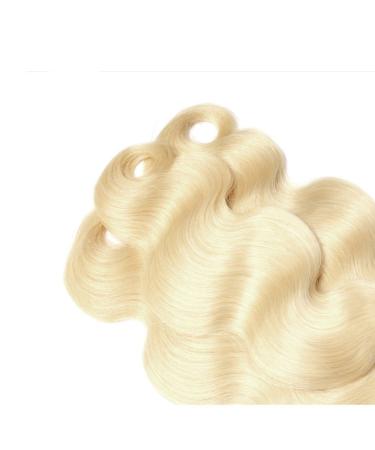 Mila Afro Hairstyles Blonde 613# Real Hair Extensions - Brazilian Body Wave 3 Bundles (22 24 26) - Premium Quality Weaving Hair - Buy Online on GoSupps.com