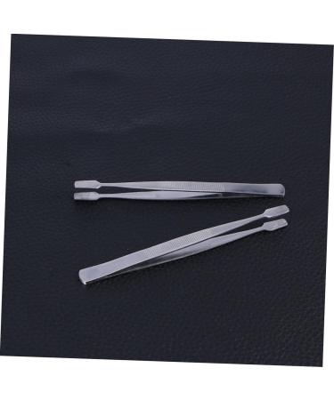 Housoutil Tweezers Professional Lash Tweezer Nipper Precision Tweezer False Lash Applicator Tool Makeup Tweezer Grafting Lash Supplies Philately Tools Stainless Steel Eyelash with Pliers 11CM Silver - Buy Online on GoSupps.com
