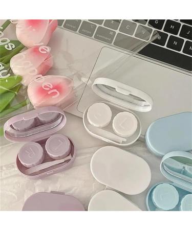 Buy KCHYCV Mini Contact Lens Container - Pink Travel Set for Students | Portable & Practical Lentil Holder - Buy Online on GoSupps.com