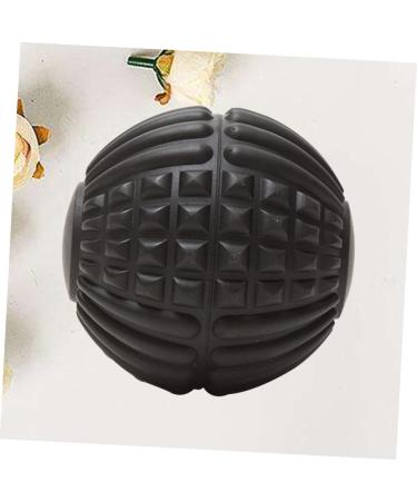 Beavorty Black Muscle Massage Ball - Vibration & Fascia Relief for Fitness Yoga & Mobility Exercises - Buy Online on GoSupps.com