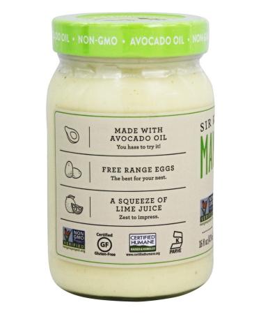 Sir Kensington's Avocado Oil Mayonnaise - Creamy 16 fl oz (473 ml) | Healthy Gourmet Condiment - Buy Online on GoSupps.com