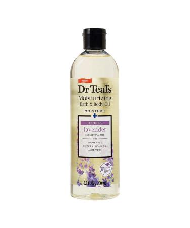 Dr Teal's Mothers Day Bath & Body Oil Gift Set - Lavender & Eucalyptus, Shea Butter, Coconut Oil - Hydrating Essential Oils (4 Pack) - Buy Online on GoSupps.com