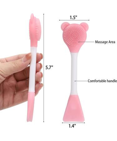 Bestmax Manual Facial Brush - Silicone Facial Scrubber for Deep Pore Exfoliation - 10 Pcs - Buy Online on GoSupps.com