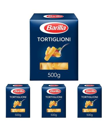 Barilla Durum Wheat Pasta Tortiglioni n. 83 Pack of 4 (1 x 500g) 1 1 x 500g (Pack of 4)