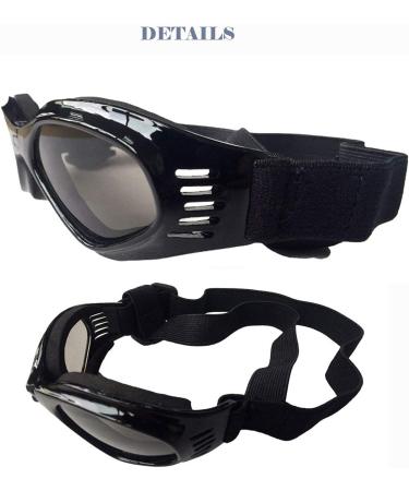 LECONPET Small Dog Sunglasses - Waterproof, Windproof, UV Protection - Dog Decorative Sunglasses for Puppy Cat (Black) - Buy Online on GoSupps.com