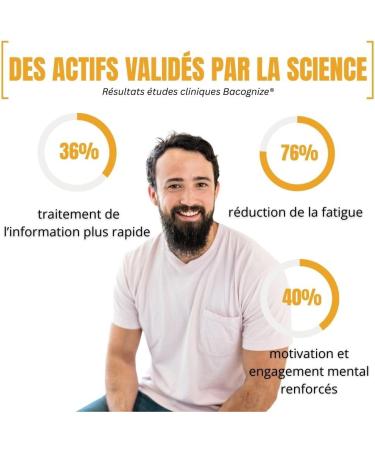 Booster Anti Fatigue Homme EVOM - nergie Physique et Tonus Mental - Magn sium (26% VNR) Bacopa BACOGNIZE Ginkgo NADH acides amin s Cure 20 jours Compl ment Alimentaire Pour Homme - Buy Online on GoSupps.com