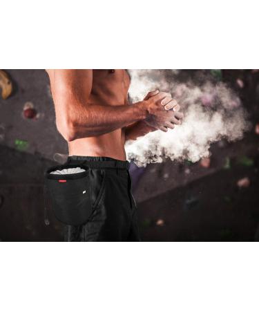 MoKo Rock Climbing Chalk Bag - Adjustable Belt, Zippered Pockets, Carabiner - Buy Online on GoSupps.com