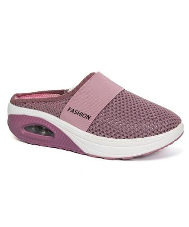 Orthopedic shoes women air pillow hiking shoes shoes rear orthopedic diabetic hiking shoes mesh mesh breathable sandals air cushion slip on walking shoes outdoor walking shoes 36-42 pink 38 EU