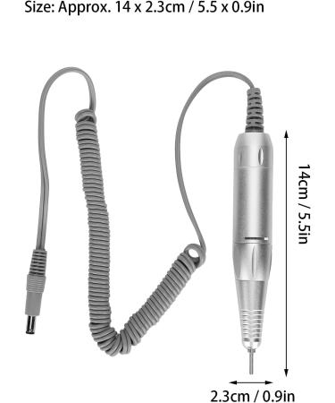 Electric Nail Drill Handpiece Replacement for Manicure Pedicure Machine - Professional E File Nail Art Tool - Buy Online on GoSupps.com