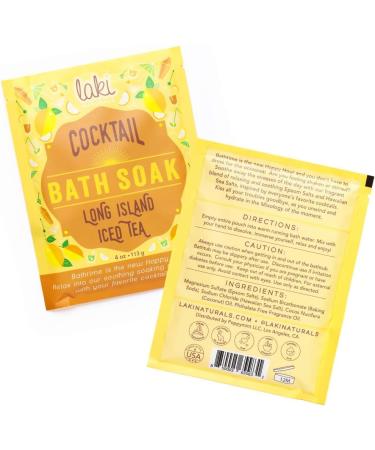 Laki Naturals Cocktail Bath Soaks - Muscle Recovery Epsom Salt Soak - 6 Pack - Buy Online on GoSupps.com