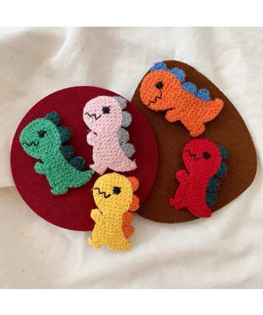 Dinosaur Girl Hair Clips Set - Cute Barrettes for Girls, Snap Hairpins for Women and Kids - Buy Online on GoSupps.com