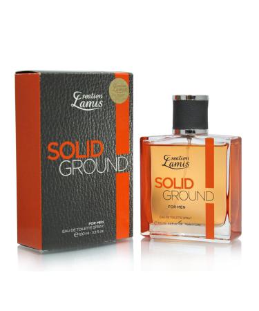 SOLID GROUND BY CREATION LAMIS COLOGNE FOR MEN 3.3 OZ / 100 ML EAU DE TOILETTE SPRAY - Buy Online on GoSupps.com