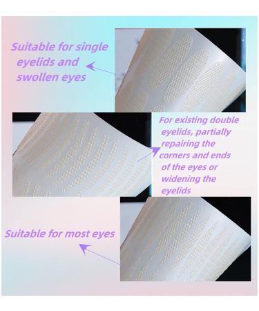 Waterproof Double Eyelid Lifting Tapes - Slip-Float Stripes for Instant Eye Transformation | 24-Hour Hold No Surgery Needed! - Buy Online on GoSupps.com