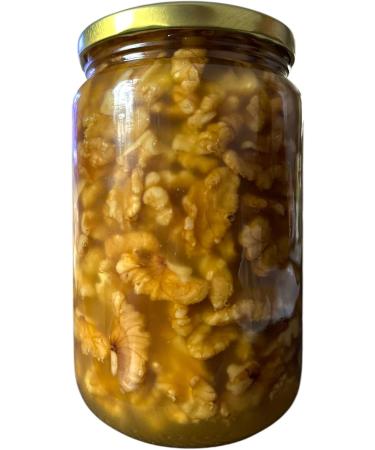 Nature Corner mountain honey with walnuts miel de montagne aux noix raw mountain honey with nuts honey with nuts walnuts in raw mountain honey high nutritional value irresistible taste 450g - Buy Online on GoSupps.com