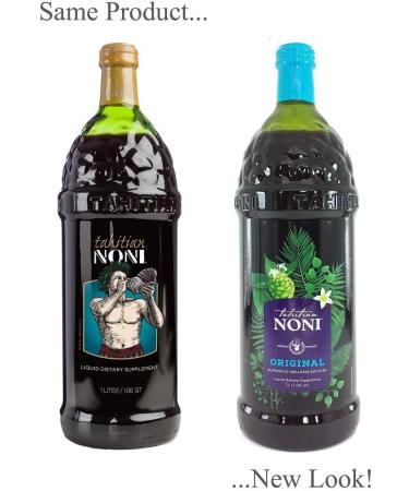 Tahitian Noni Juice Authentic - Case of 4x 1 Liter Bottles for Ultimate Health Benefits! - Buy Online on GoSupps.com