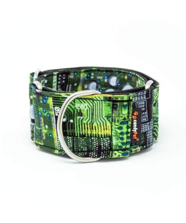 candyPet Martingale Dog Collar - Model Chip SS Chip