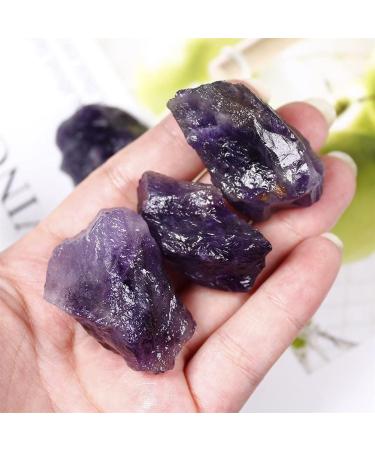 for 50g/Bag Natural Amethyst Raw Crystal deep Purple Rough SpecimenCrystal Quartz Stones and Minerals Fish Tank Stone Component - Buy Online on GoSupps.com
