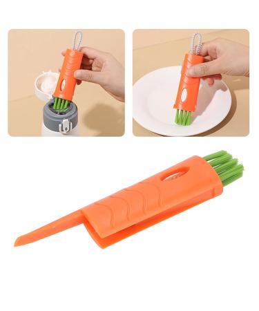 5pcs Razor Cleaning Brush Set - Portable Multipurpose Nylon Hair Shaver Cleaner for Cups & Plates | Best eCommerce Deal - Buy Online on GoSupps.com
