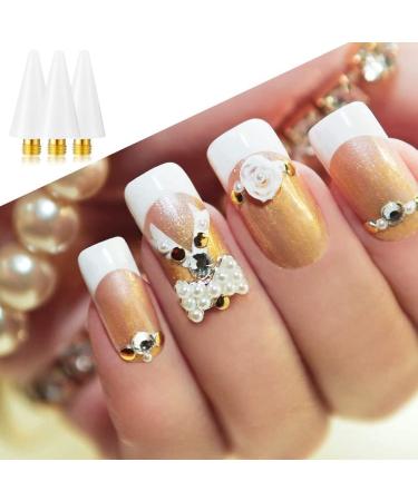 FRGMNT 16Pieces Nail Rhinestones Picker Replacement Head Tips for Nail Dotting Pen to Pick Up Nail Gem Jewelry Replacement Head - Buy Online on GoSupps.com