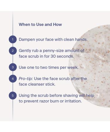 Disco Face Scrub for Men - Exfoliating & Cleansing All Natural Paraben Free Eucalyptus Scent | Remove Dead Skin & Build Up | 2 oz - Buy Online on GoSupps.com