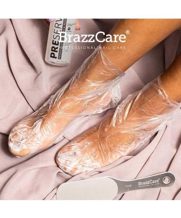 OCIBEL Box 90 bags of BrazzCare BalbCare Socks Brazilian pedicure sock including 1 file and stick for manicure artificial nails and nail art - Buy Online on GoSupps.com