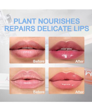 Color Changing Lip Gloss Lip Oil Tinted Peaches Plumping Magic Mood Lipstick - High-Shine Clear Shimmer Lip Stain & Balm for Longlasting, Hydrated Lips - 3 Count Pack - Buy Online on GoSupps.com