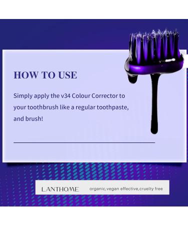 Lianbiquan V34 Purple Toothpaste for Whiter Teeth & Gum Repair | Color Corrector (3PCs) - Best eCommerce International Shipping - Buy Online on GoSupps.com