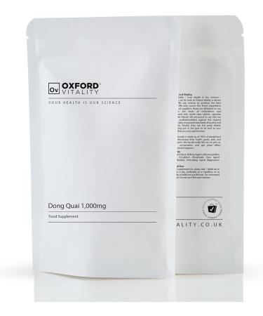 Dong Quai Root Tablets | 1000mg Supplements Pills | Oxford Vitality 240 count (Pack of 1) - Buy Online on GoSupps.com