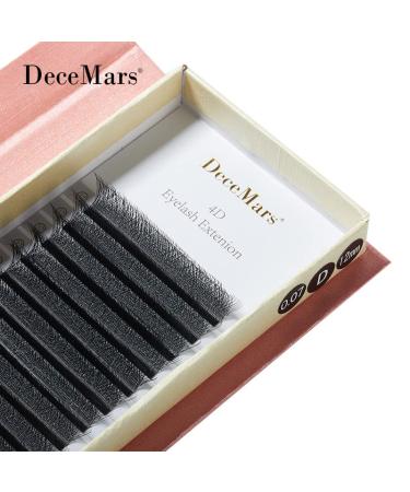DeceMars 4D W Shaped Eyelash Extension 8-15 MIX Black-C-0.07 - Buy Online on GoSupps.com