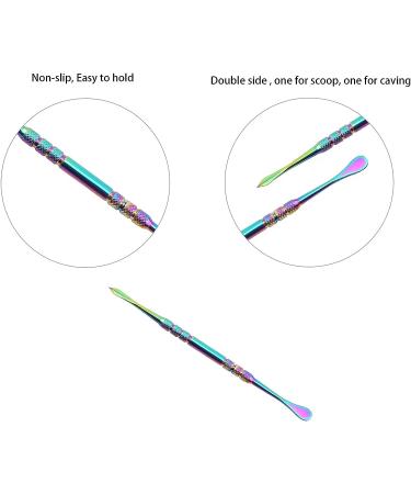 FYLFOTA Stainless Steel Wax Carving Tool Set - Set of 6 Multicolor Sculpting & Scraping Spoon Tools - Buy Online on GoSupps.com