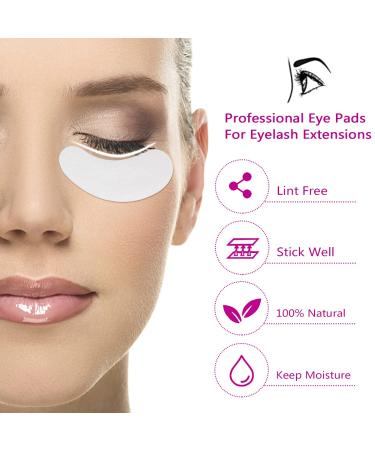 100 Pairs Under Eye Gel Patches | Lint-Free Eyelash Extension Pads - Buy Online on GoSupps.com