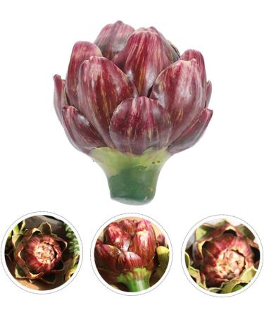 Amosfun Fake Vegetable household Rose wedding shop display artichoke vegetable props silk flower fake fake vegetables decorations wedding ornaments artificial artificial vegetable - Buy Online on GoSupps.com
