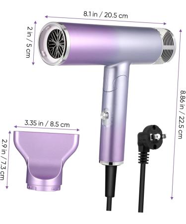 Healeved Foldable Hair Dryer Travel Hair Dryer Hair Dryer Foldable Small Hairdryer Shell Material - Buy Online on GoSupps.com
