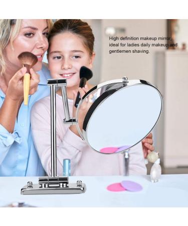 Rust-Proof Swivel Wall Makeup Mirror - High Definition for Home & Hotel Use - Buy Online on GoSupps.com