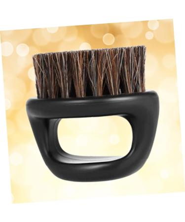 Minkissy Beard Care Brush | Wild Boar Bristle Shaving & Styling Brush for Men - Portable Beard Comb & Glass Brush - Buy Online on GoSupps.com