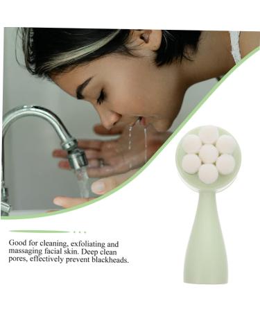 OHPHCALL Face Brush Silicone Exfoliating Pad Facial Cleaning Brush Face Massage Brush Travel Shave Soap Face Scrubber Brush for Massaging Skin Face Wash Silica Gel Household Facial Cleanser - Buy Online on GoSupps.com