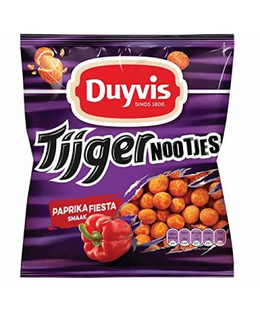 Duyvis Duyvis Tiger Nuts Paprika Fiesta 280g peanuts in Dutch fruit dough shell