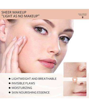 Red Ginseng Bird's Nest concealer Liquid Foundation Red Ginseng Liquid Foundation Long-lasting Moisturizing Natural Concealer for All Skin (Ivory White) - Buy Online on GoSupps.com