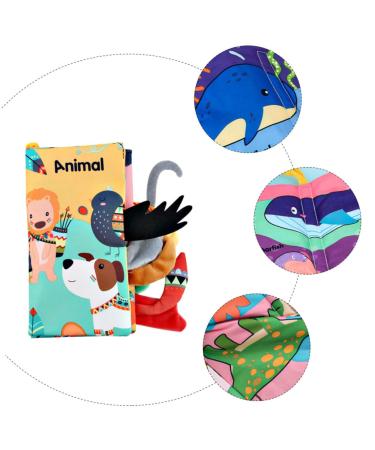 Bestonzon 2-Piece Fabric Crinkle Baby Books - Montessori Learning Toys & Puzzle Books for Toddlers | International Shipping - Buy Online on GoSupps.com