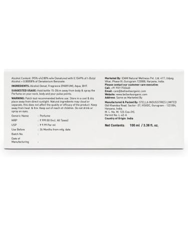 Bloom Beauty Bella Vita Luxury Glam Woman Eau De Parfum with African Orange Jasmine & Patchouli Premium Long Lasting Floral & Woody Fragrance Liquid EDP for Women 100ml - Buy Online on GoSupps.com