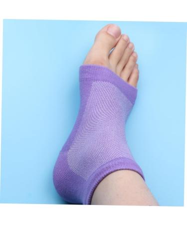 FRCOLOR 5 Pairs Shallow Mouth Socks Moisturizing Heel Socks Feet Care Sock Gel Moisturizing Heel Socks Dry Cracked Heels Socks Anti Crack Heel Socks Breathable Protector Men and Women - Buy Online on GoSupps.com