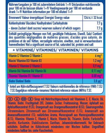 Buy Capri-Sun Syrup Mix 8x600ml - International Shipping Available | Refreshing Drink Concentrate - Buy Online on GoSupps.com