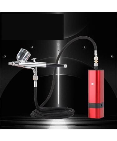 Paint Sprayer Wireless Airbrush Kit with Dual Action Gravity Type Spray Gun for Art Model Body Paint Artist Makeup Nail Tattoos Cake Tools for Painting Ceilings Fences cabinets Tm80s Black E - Buy Online on GoSupps.com