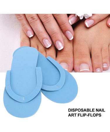 Yeyat Hotel Disposable Slippers 12 Pairs - Blue Spa & Travel Flip-Flops - Buy Online on GoSupps.com
