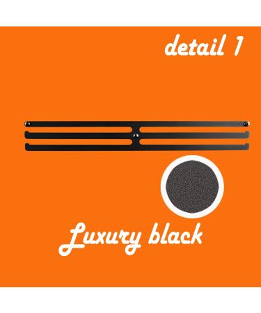 Black Steel Sports Medal Hanger Rack - Display Award Medals for All Sports | Running Race Medal Holder - BLACK KINGS - Buy Online on GoSupps.com
