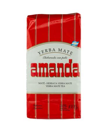 Amanda Yerba Mate Tea Traditional 1 kg | Yerba Mate Argentina |Detox and energy drink